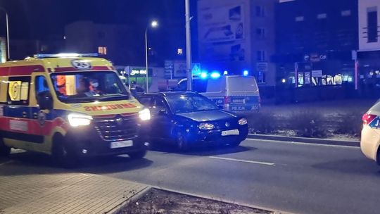 Potrącenie pieszego na ulicy Wojska Polskiego