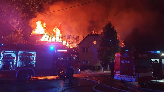 Poważny pożar budynku mieszkalno-gospodarczego w Solarni