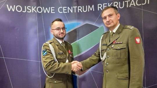Powitanie nowego zastępcy szefa Wojskowego Centrum Rekrutacji w Kędzierzynie-Koźlu