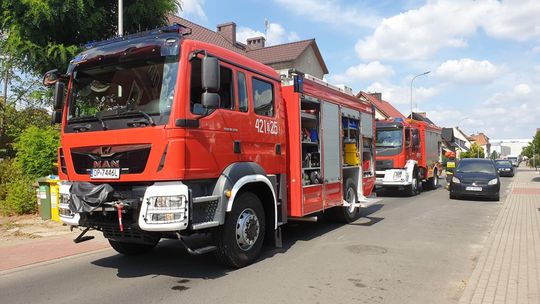 Pożar piwnicy w jednym z domów przy ulicy Kilińskiego