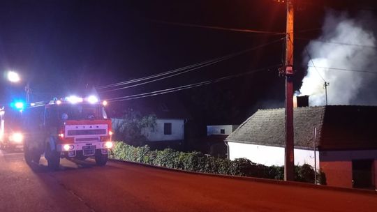 Pożar sadzy w kominie. Interweniowała straż pożarna