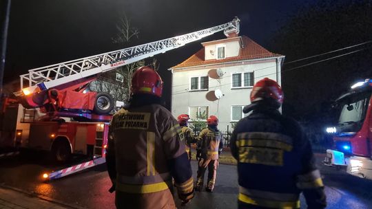Pożar sadzy w kominie na osiedlu Pogorzelec. ZDJĘCIA