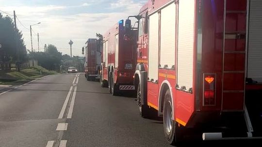 Pożar w domu jednorodzinnym w Długomiłowicach