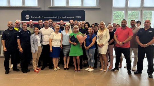 Pożegnanie i podziękowanie za pracę w Komendzie Powiatowej Policji w Kędzierzynie-Koźlu