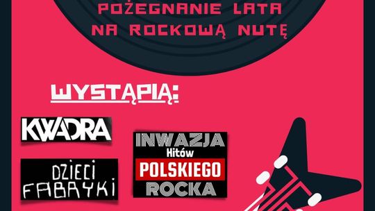 Pożegnanie lata na rockową nutę w amfiteatrze na osiedlu Piastów