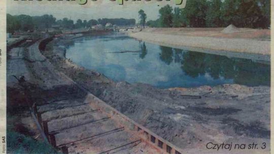 Prace na Odrze. Niedługo spacery Prace na Odrze. Niedługo spacery