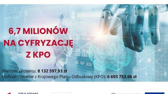 Prawie 7 mln zł dofinansowania na cyfryzację kozielskiego szpitala