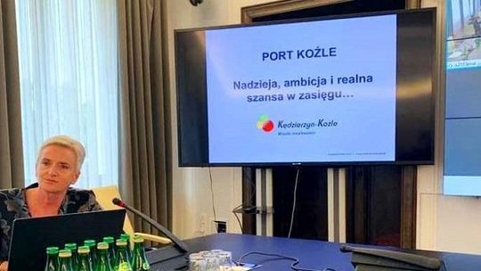  Prezydent Sabina Nowosielska: "Zyskaliśmy nowych sojuszników w walce o kozielski port" 
