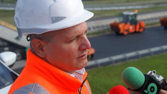 Przy węźle Kędzierzyn-Koźle przedstawiciele GDDKiA mówili o prowadzonym remoncie na 30-kilometrowym odcinku A4. ZDJĘCIA