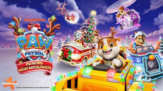 Psi Patrol. Pieski ratują święta. Seanse z konkursami w Heliosie