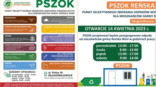 PSZOK w Długomiłowicach od A do Z. Otwarcie już 14 kwietnia