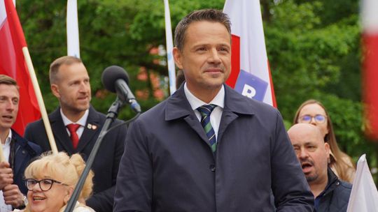 Rafał Trzaskowski na spotkaniu wyborczym w Kędzierzynie-Koźlu. ZDJĘCIA