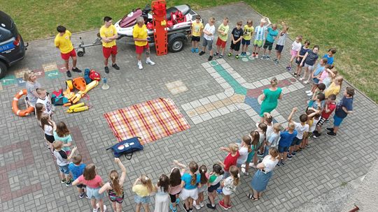 Rozmawiali o bezpiecznych wakacjach na lądzie i w wodzie