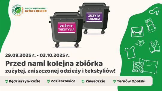 Ruszyła zbiórka zniszczonej odzieży i tekstyliów