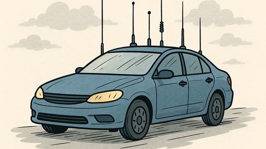 Samochód z antenami zaniepokoił mieszkańca. Co na to policja?