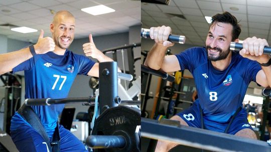 Siatkarze ZAKSY już po treningu siłowym. ZDJĘCIA Siatkarze ZAKSY już po treningu siłowym. ZDJĘCIA