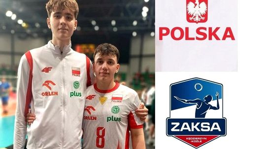 Siatkarze ZAKSY Kędzierzyn-Koźle, którzy pierwszy raz założyli koszulki z orzełkiem na piersi