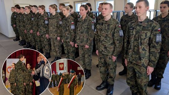 Ślubowanie w ZS nr 3. Uczniowie klas mundurowych oficjalnie zostali kadetami. ZDJĘCIA