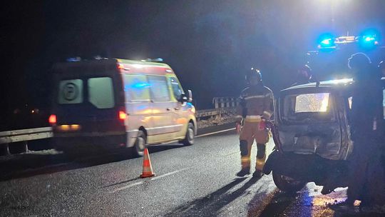 Sprawca sobotniej kolizji na obwodnicy wydmuchał blisko 2 promile