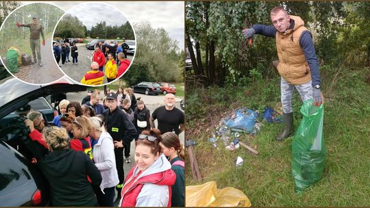 Sprzątanie Dębowej - od śmieci codziennych po te, których się nie spodziewasz. ZDJĘCIA
