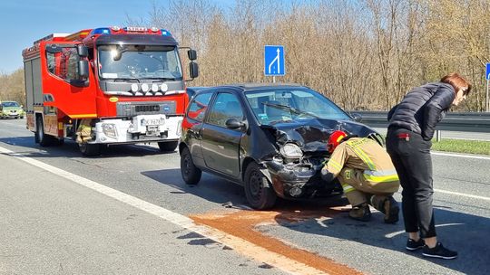 Stłuczka na obwodnicy Kędzierzyna-Koźla
