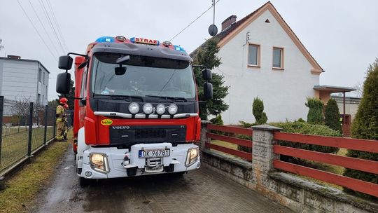 Strażacy interweniowali w Lenartowicach. Doszło do rozszczelnienia instalacji grzewczej