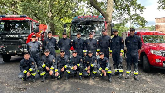 Strażacy z Kędzierzyna-Koźla ćwiczą we Wrocławiu
