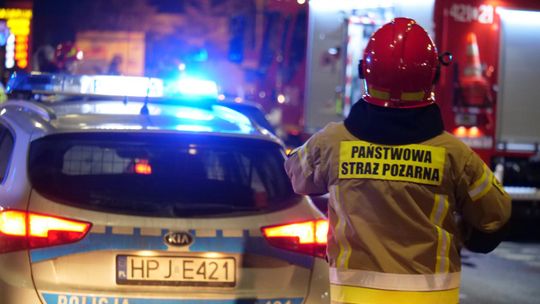 Strażacy z Kędzierzyna-Koźla odkażali remizę PSP w Krapkowicach