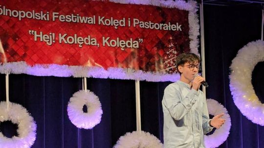 Sukces ucznia „Sienkiewicza”. Dominik Komander wygrał ogólnopolski festiwal kolęd w Komprachcicach