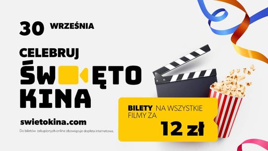 Święto kina w kędzierzyńskim Heliosie. 30 września bilety za 12 zł