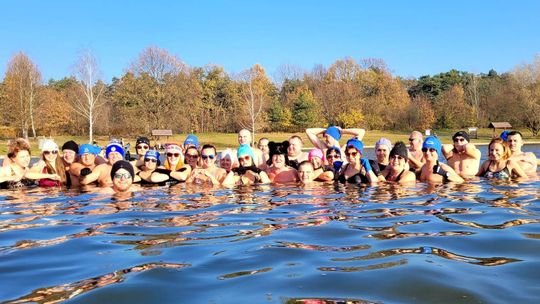 Szaleństwo na Dębowej. Morsy doczekały się przymrozków! ZDJĘCIA