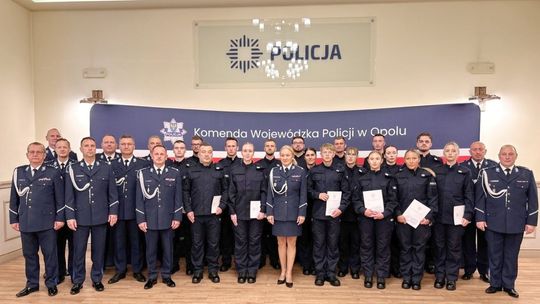 Szeregi opolskiej Policji zasiliło 17 funkcjonariuszy. Jeden z nich będzie służył w Kędzierzynie-Koźlu