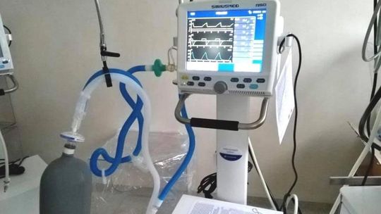 Szpital w Koźlu otrzymał kolejne respiratory