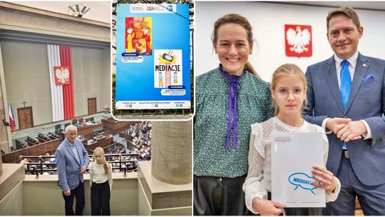 Sztuka dialogu i sukces młodej artystki z Publicznej Szkoły Podstawowej w Łanach. ZDJĘCIA