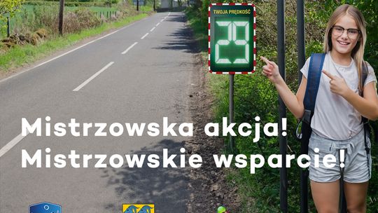 Tablice informujące o prędkości staną przy miejskich szkołach