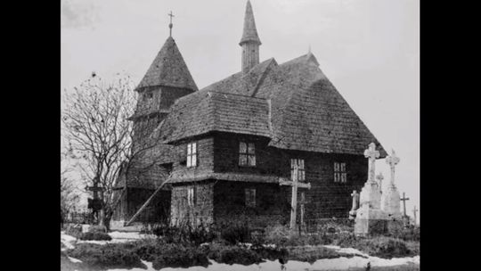 Tak niegdyś wyglądał kościół w Dziergowicach Tak niegdyś wyglądał kościół w Dziergowicach