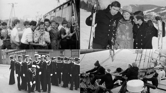 Te zdjęcia to swoista podróż do przeszłości. Unikatowe fotografie absolwentów kozielskiej „Żeglugi”
