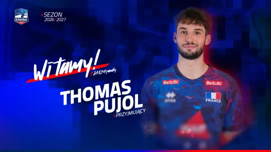Thomas Pujol zamyka skład ZAKSY Kędzierzyn-Koźle