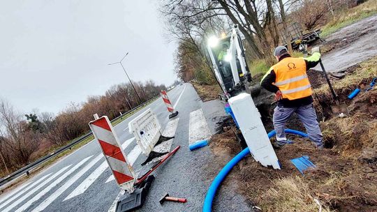 To część większego zadania realizowanego w naszym powiecie przez GDDKiA. ZDJĘCIA