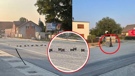 Tor przeszkód na ul. Wyspiańskiego. Wymyślili sposób, by kierowcy zwolnili i nie kurzyli tak bardzo