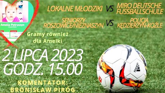 Towarzyski turniej piłki nożnej w Roszowicach z charytatywnym celem