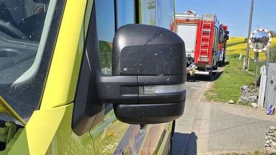 Tragiczny wypadek w Łańcu. Mężczyzna zginął po upadku ze schodów