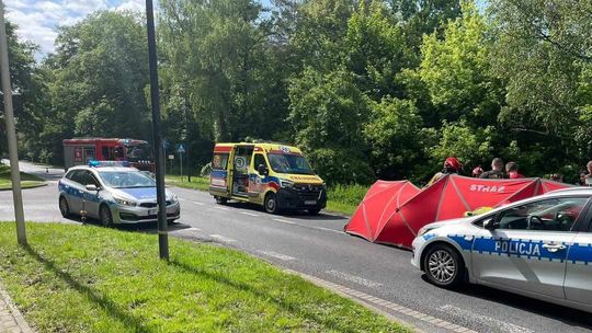 Tragiczny wypadek w Sławięcicach - nie żyje potrącony pieszy