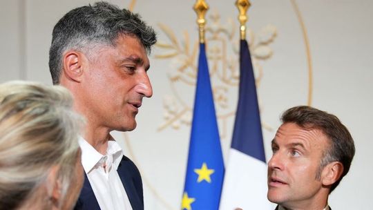 Trener siatkarskiej reprezentacji Francji oraz ZAKSY z wizytą u prezydenta Emmanuela Macrona