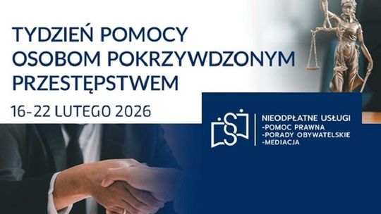 Trwa Tydzień Pomocy Osobom Pokrzywdzonym Przestępstwem