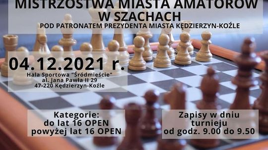 Turniej szachowy dla amatorów o mistrzostwo Kędzierzyna-Koźla