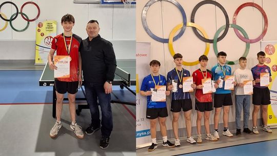 Uczeń ZSTiO został mistrzem województwa w tenisie stołowym
