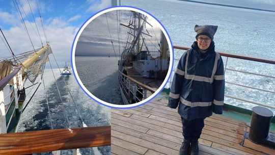 Uczniowie Żeglugi na „Darze Młodzieży”. Morska praktyka w zimowych warunkach. ZDJĘCIA Uczniowie Żeglugi na „Darze Młodzieży”. Morska praktyka w zimowych warunkach. ZDJĘCIA