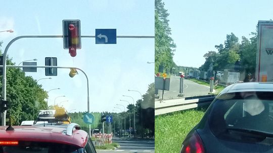 Uszkodzona sygnalizacja na osiedlu Piastów. Tworzą się korki