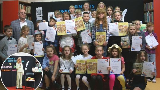 „W kolorowym świecie polskiej poezji” – Gminny Konkurs Recytatorski w Pawłowiczkach